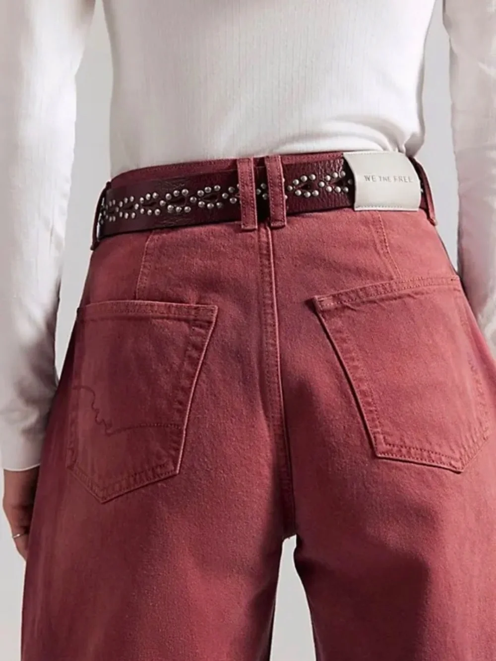 NWT Free People We The Free Bodie Arc Jeans, Size 33 Short/US 16
